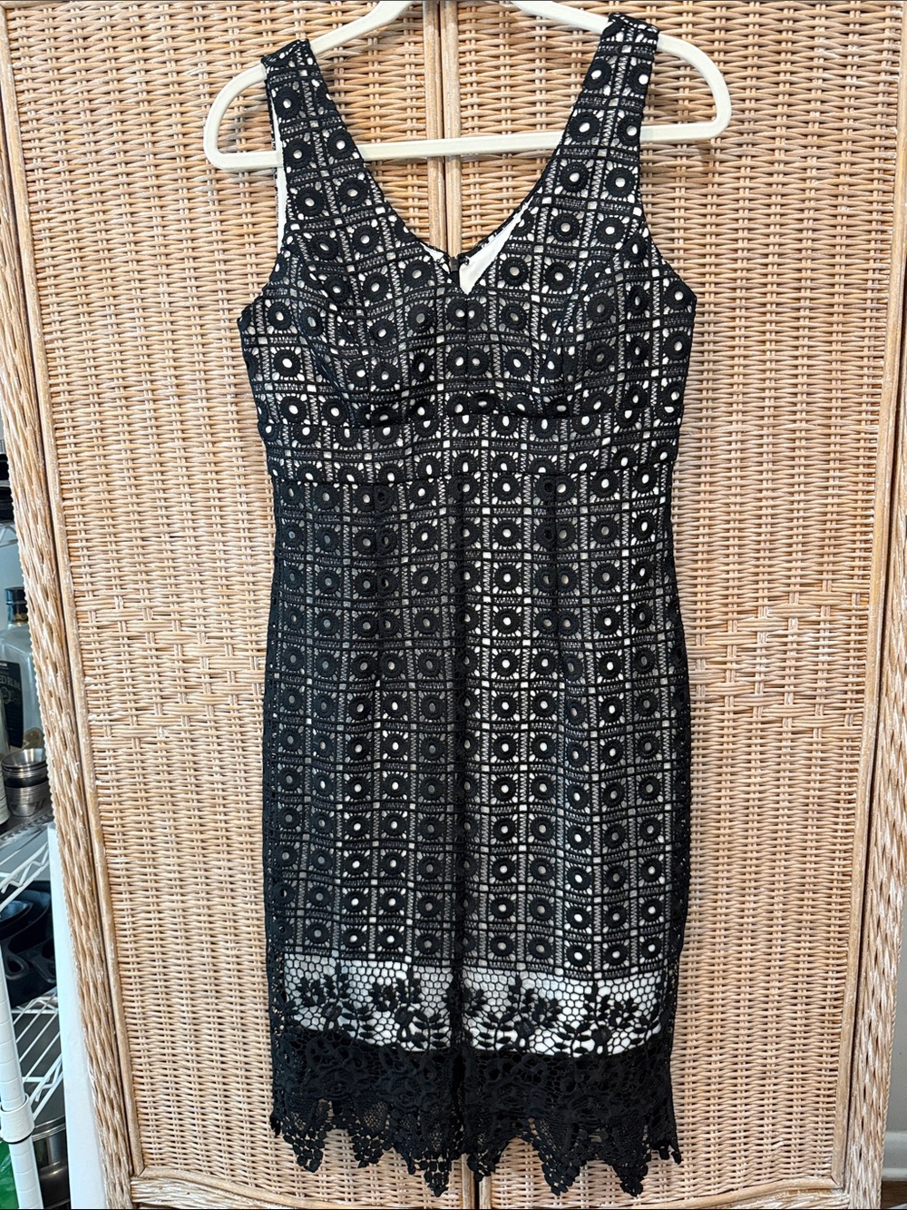 Scarlett Black Lace Midi Dress